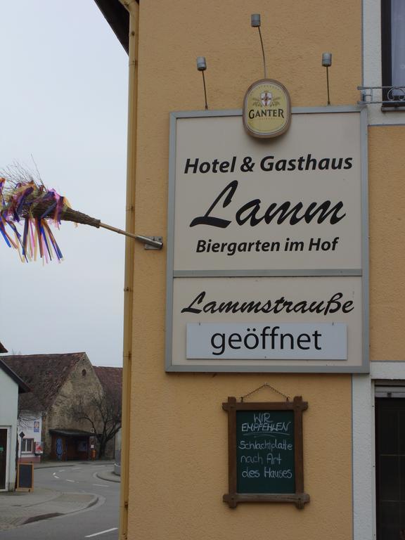 Hotel Gasthaus Zum Lamm Schallstadt Exterior foto